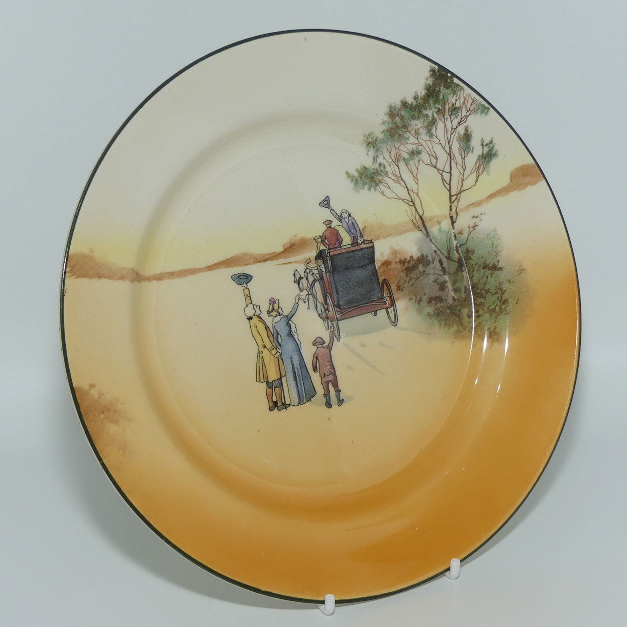 Royal Doulton Coaching Days salad plate D2716 | 21.5cm
