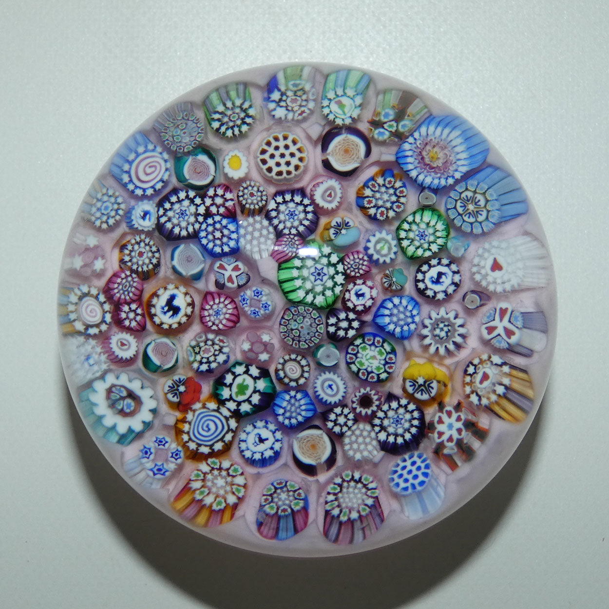john-deacons-scotland-complex-closepack-millefiori-large-paperweight-pink