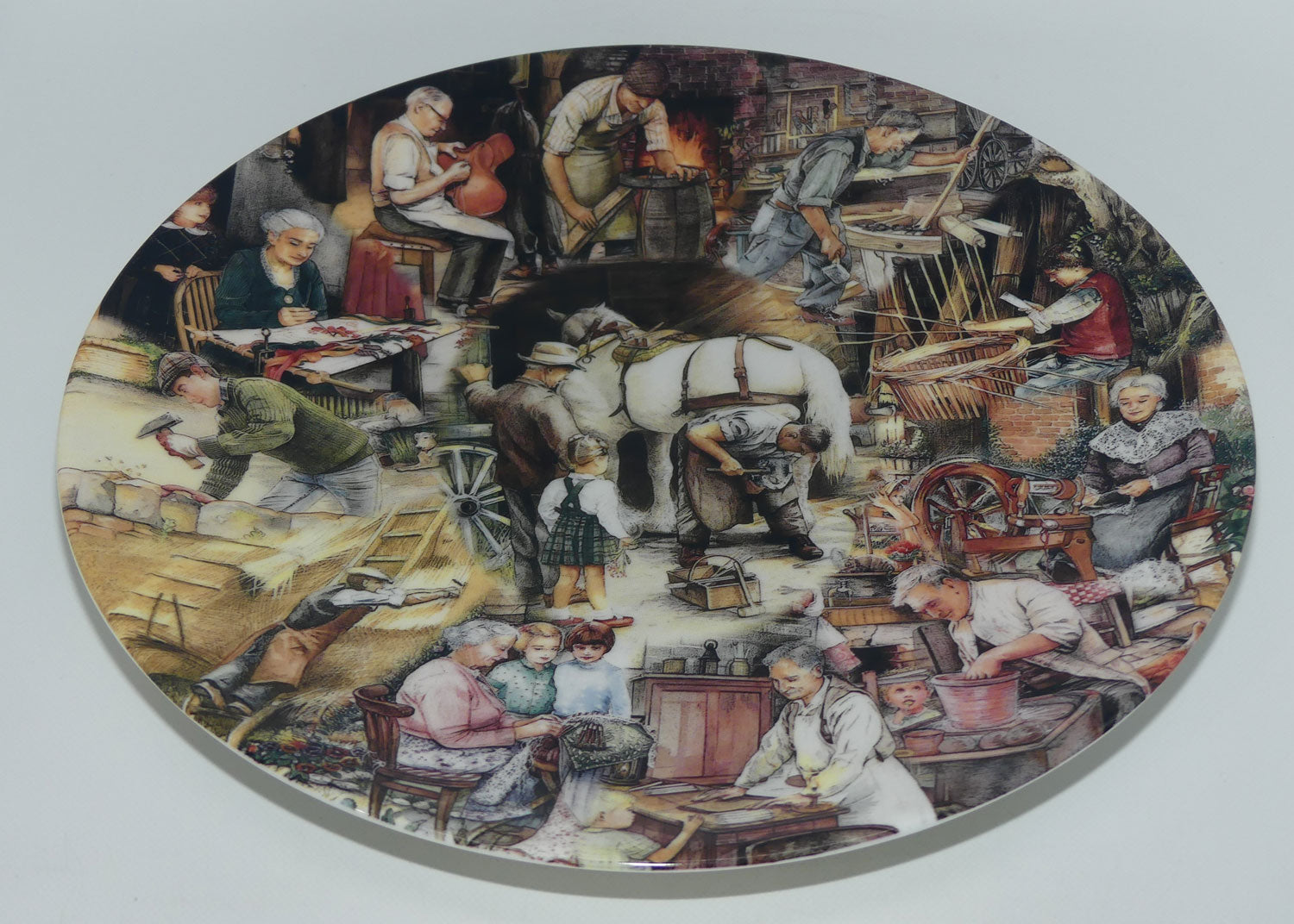 Royal Doulton In Celebration of Old Country Crafts | Susan Neale | Bradex 26 R62 35.13 plate 