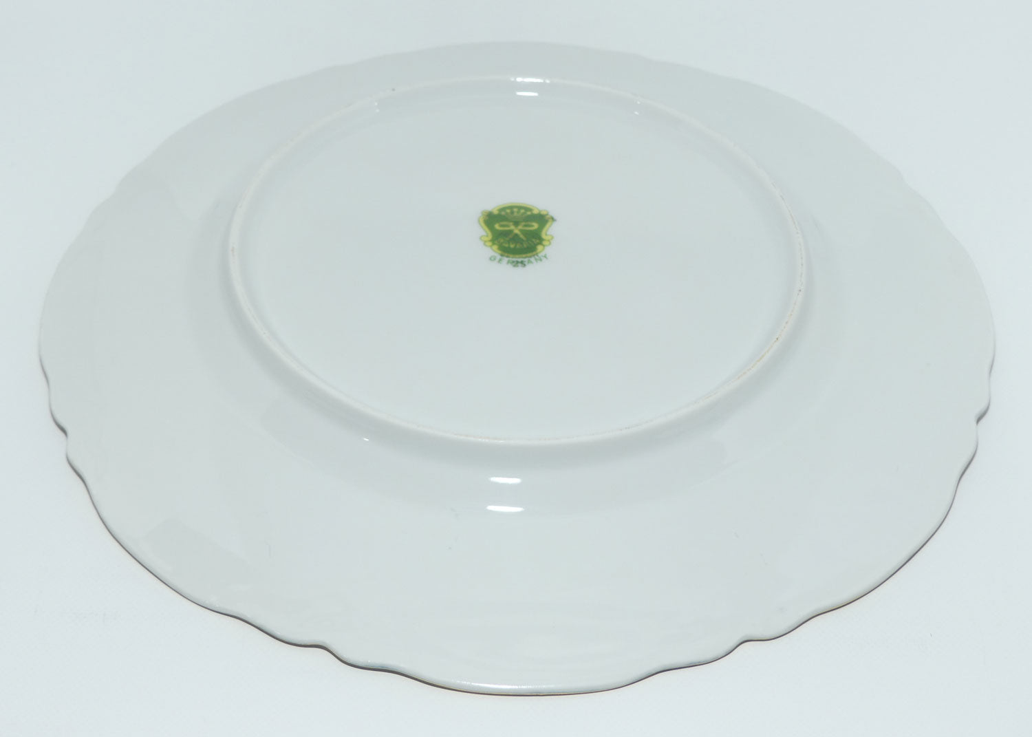 Bavaria Germany Limoges style Courting Couple plate | Blue Lustre | 25cm