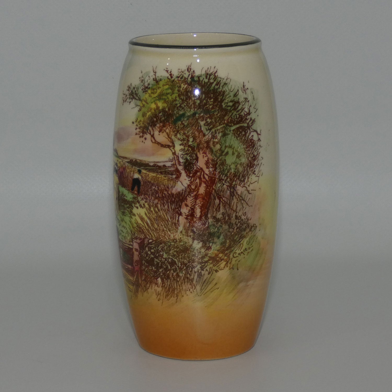 royal-doulton-rustic-england-7493-cylinder-vase-d5694