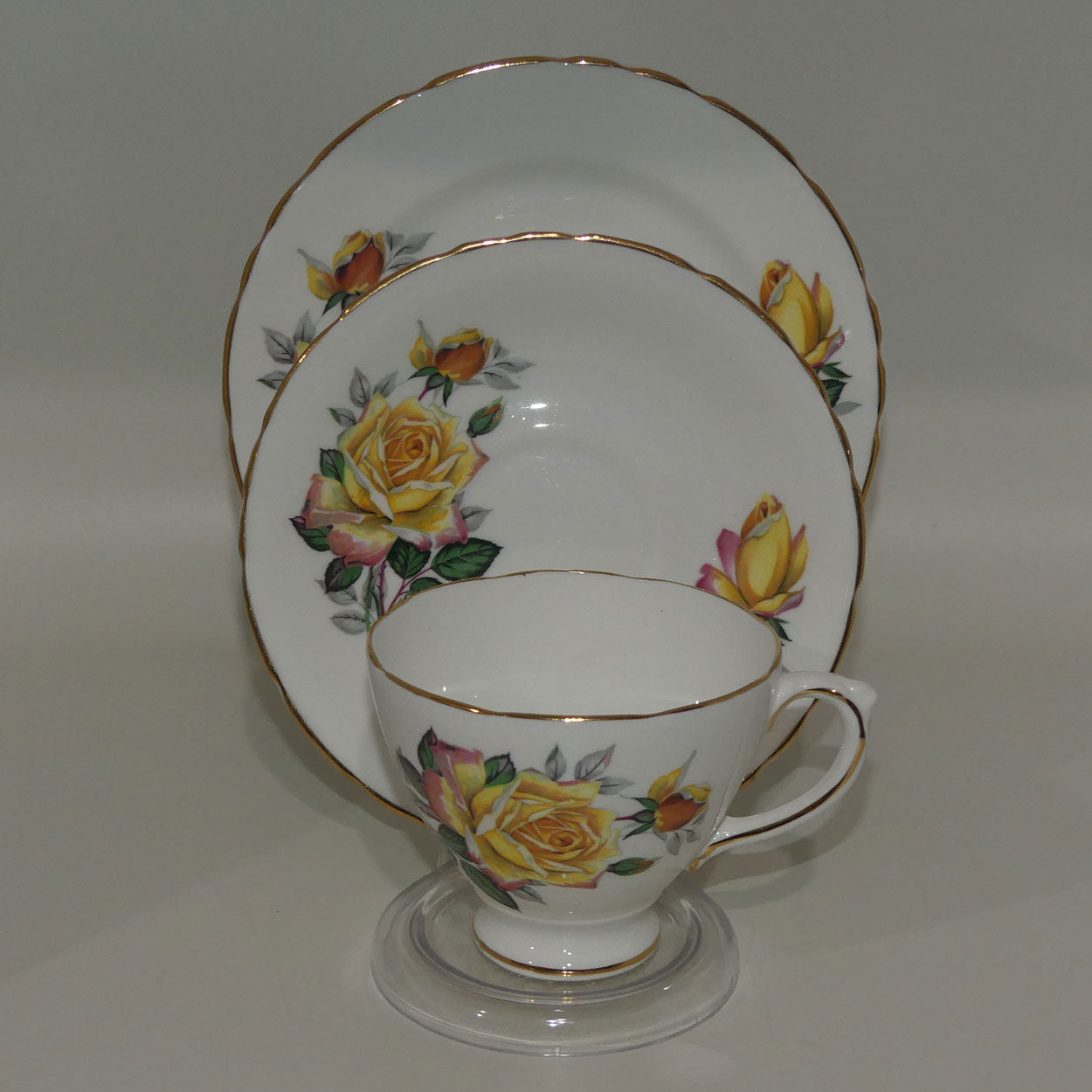 delphine-bone-china-yellow-rose-trio