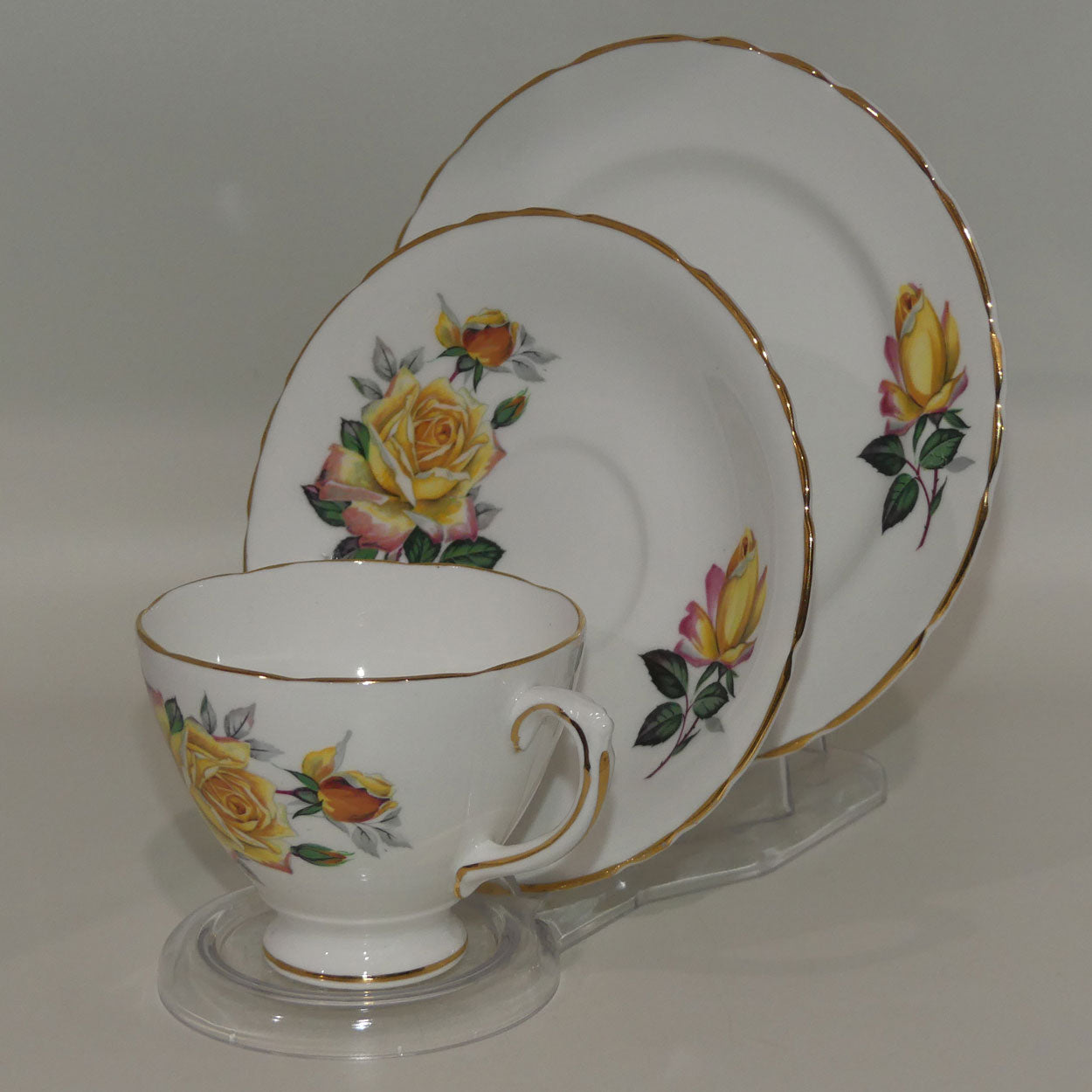 delphine-bone-china-yellow-rose-trio