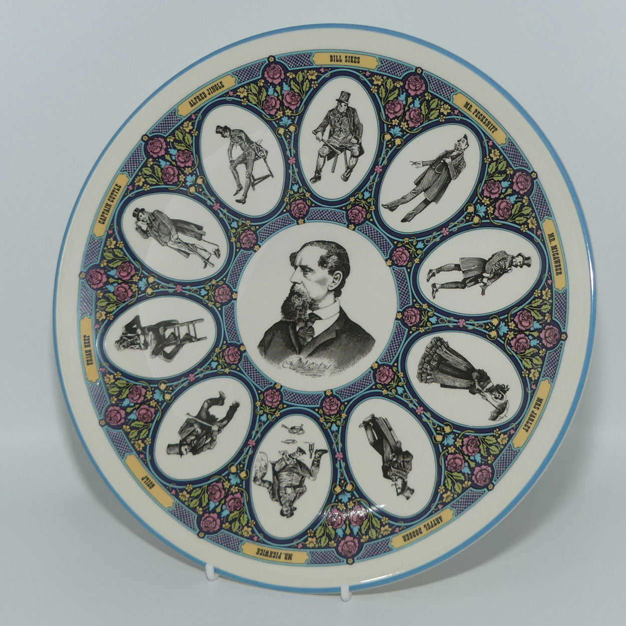 Wedgwood Etruria Charles Dickens | Dickens Characters plate