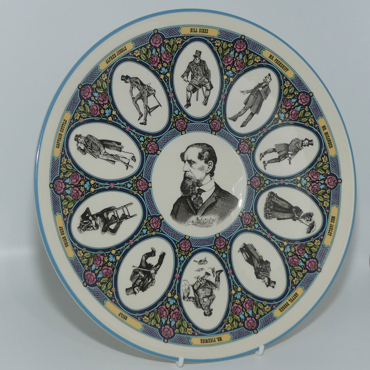 Wedgwood Etruria Charles Dickens | Dickens Characters plate