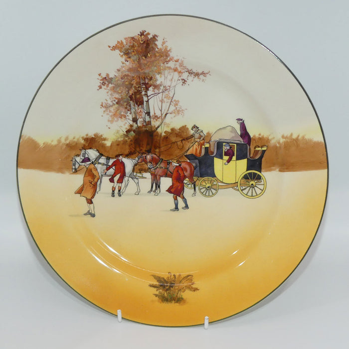 Royal Doulton Coaching Days large round 26cm plate #1