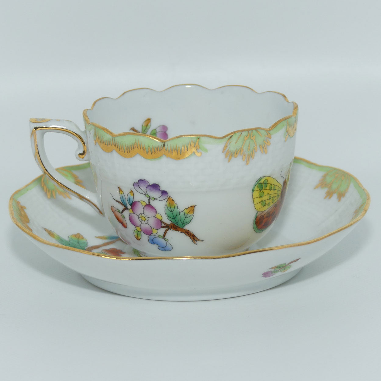 Herend Hungary Queen Victoria pattern | duo #1