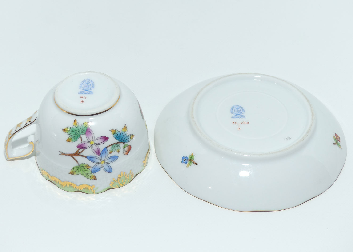 Herend Hungary Queen Victoria pattern | duo #1