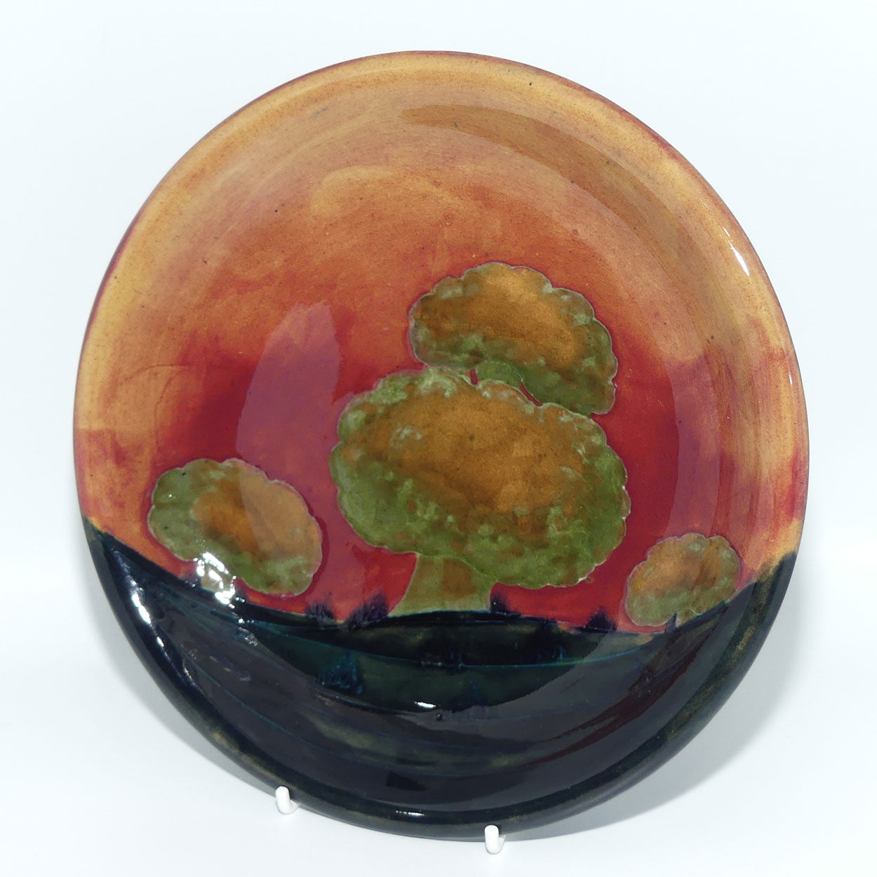 William Moorcroft Eventide shallow bowl | Shape: 782/9 | c.1918-1926