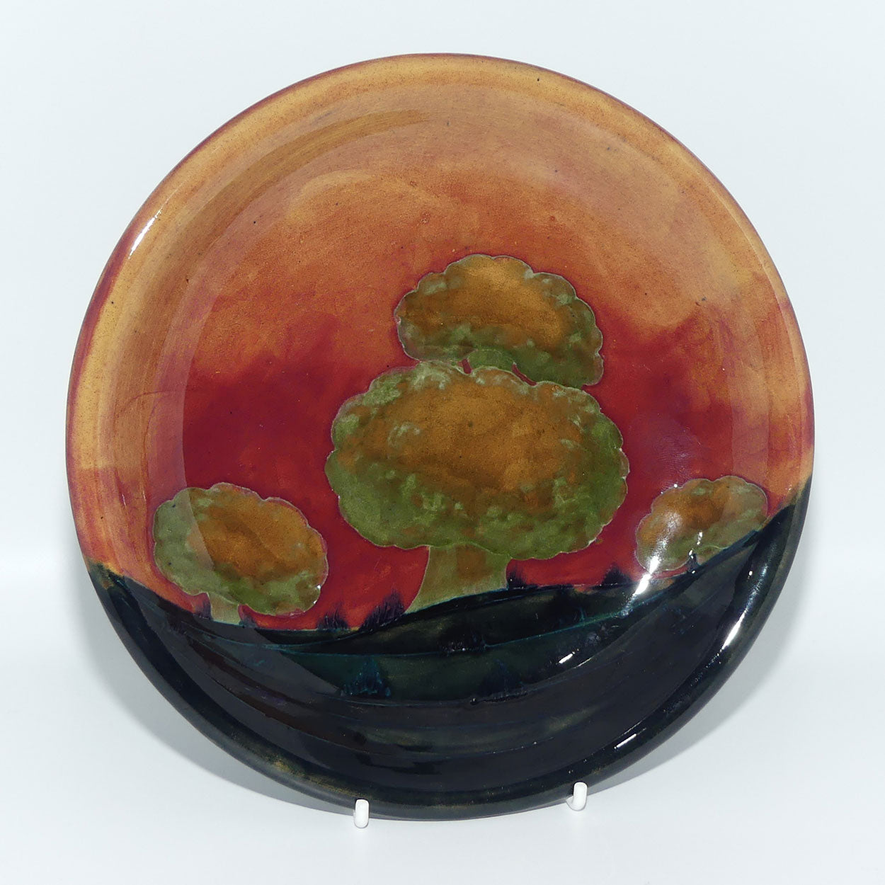 William Moorcroft Eventide shallow bowl | Shape: 782/9 | c.1918-1926