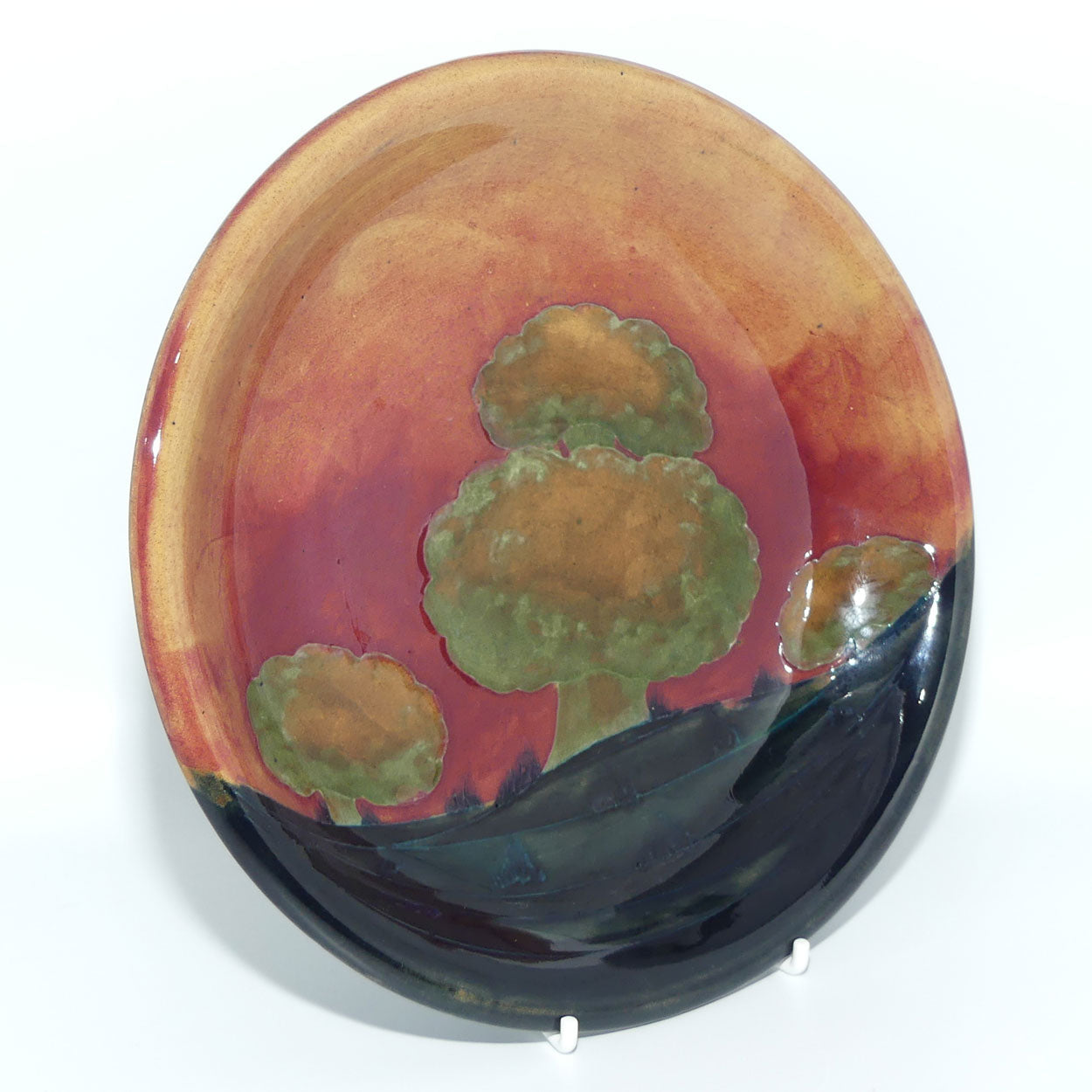 William Moorcroft Eventide shallow bowl | Shape: 782/9 | c.1918-1926