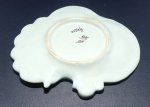 French Rouen Faience Heraldic decorated tray