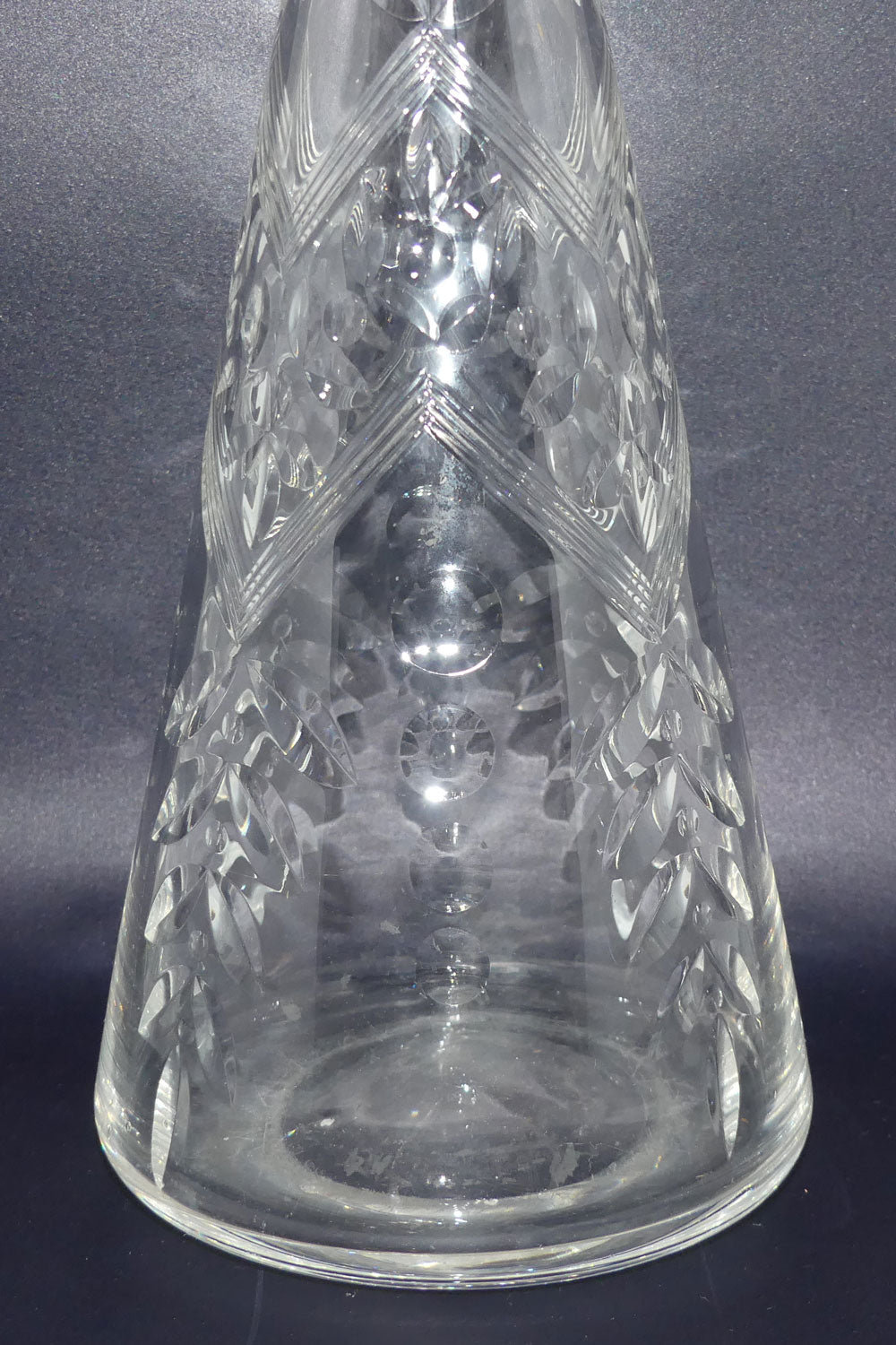 unusual-fancy-cut-tapering-crystal-decanter