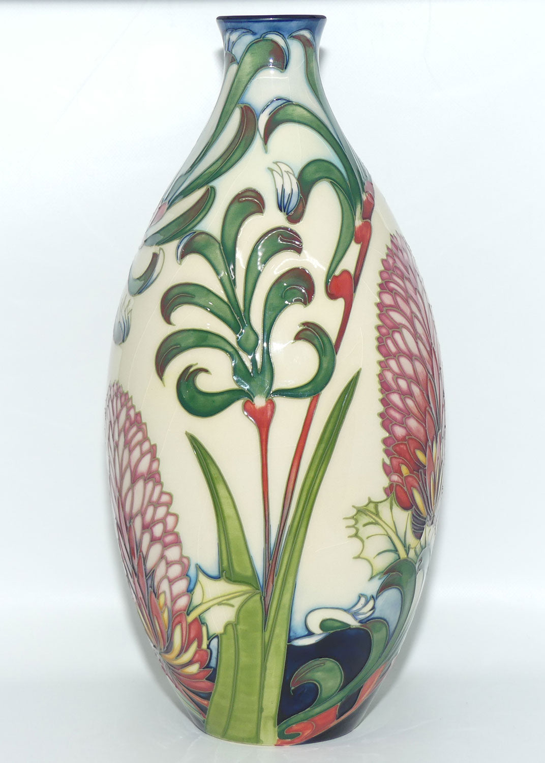 Moorcroft Pottery | Firewheel Banksia 9/12 vase | Australian Exclusive Design