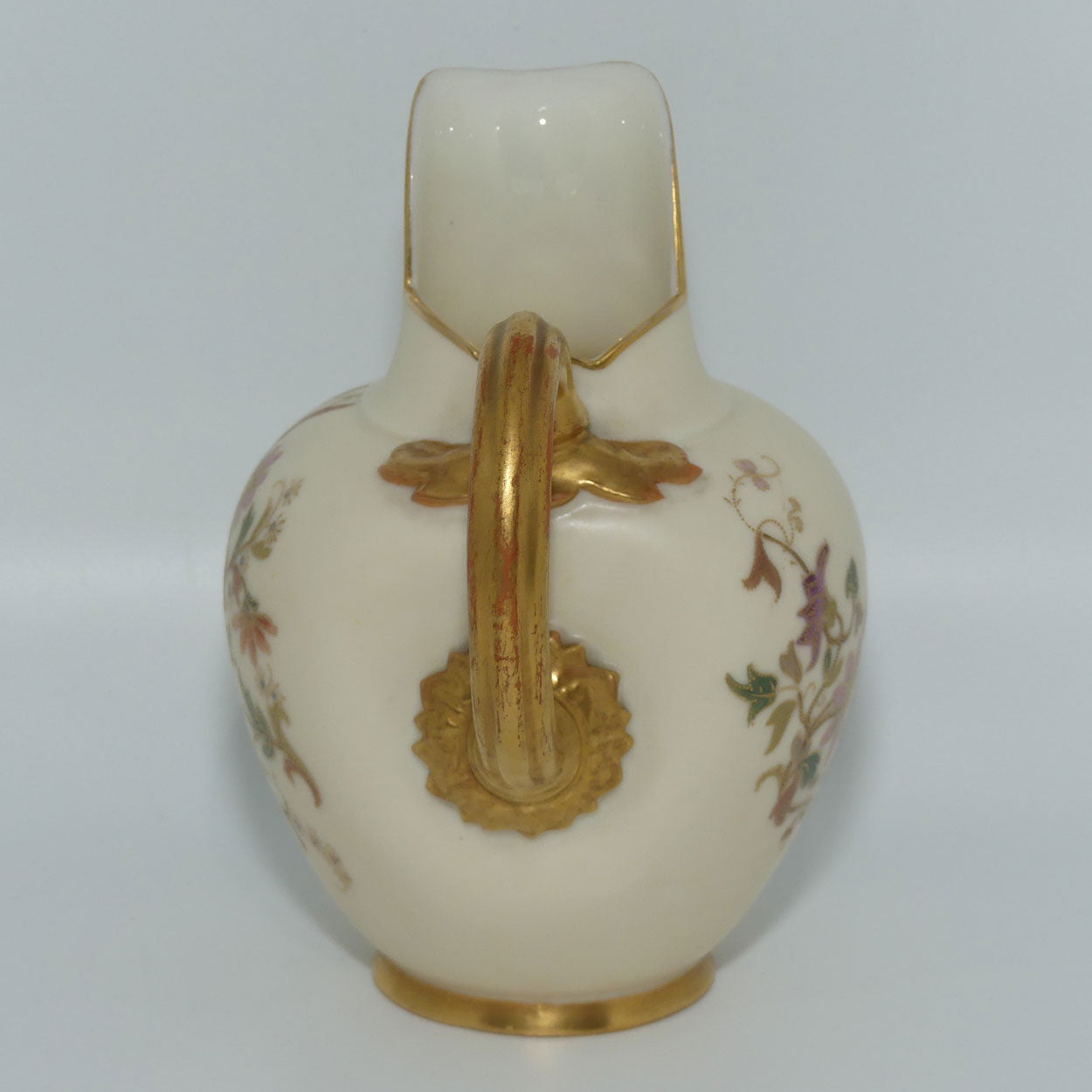 royal-worcester-blush-ivory-hand-painted-floral-small-flatback-jug