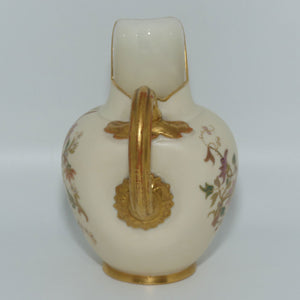 royal-worcester-blush-ivory-hand-painted-floral-small-flatback-jug