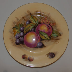 aynsley-fruit-orchard-gold-plate-d-jones