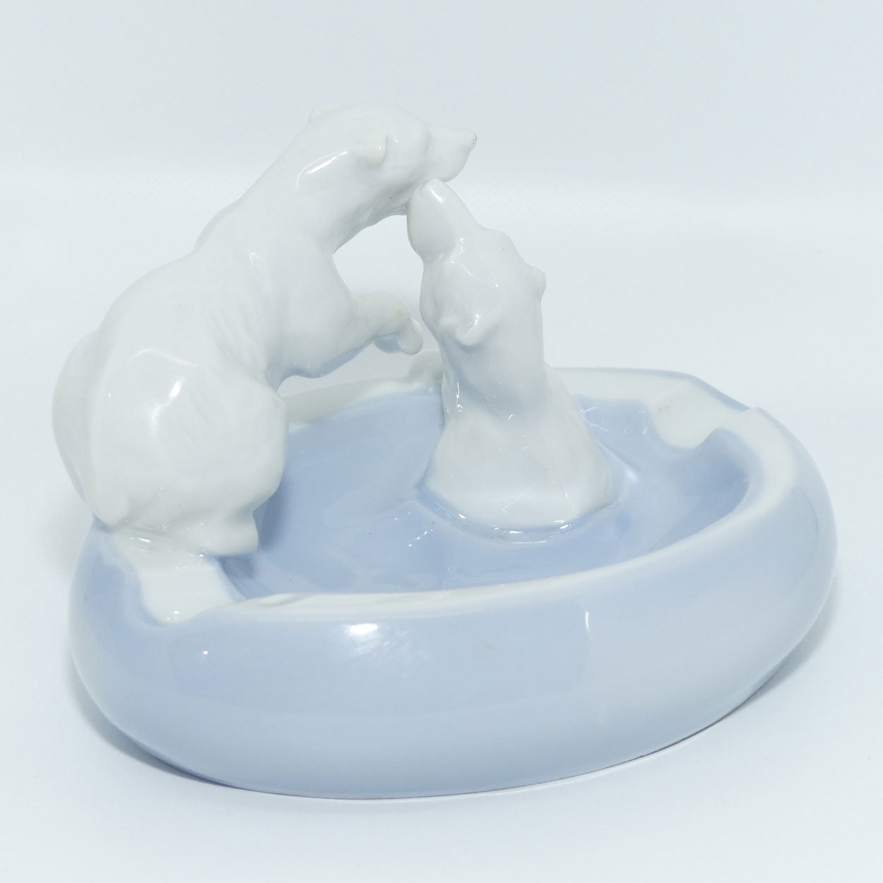 Gerold Porzellan Western Germany Polar Bears tray | 5418