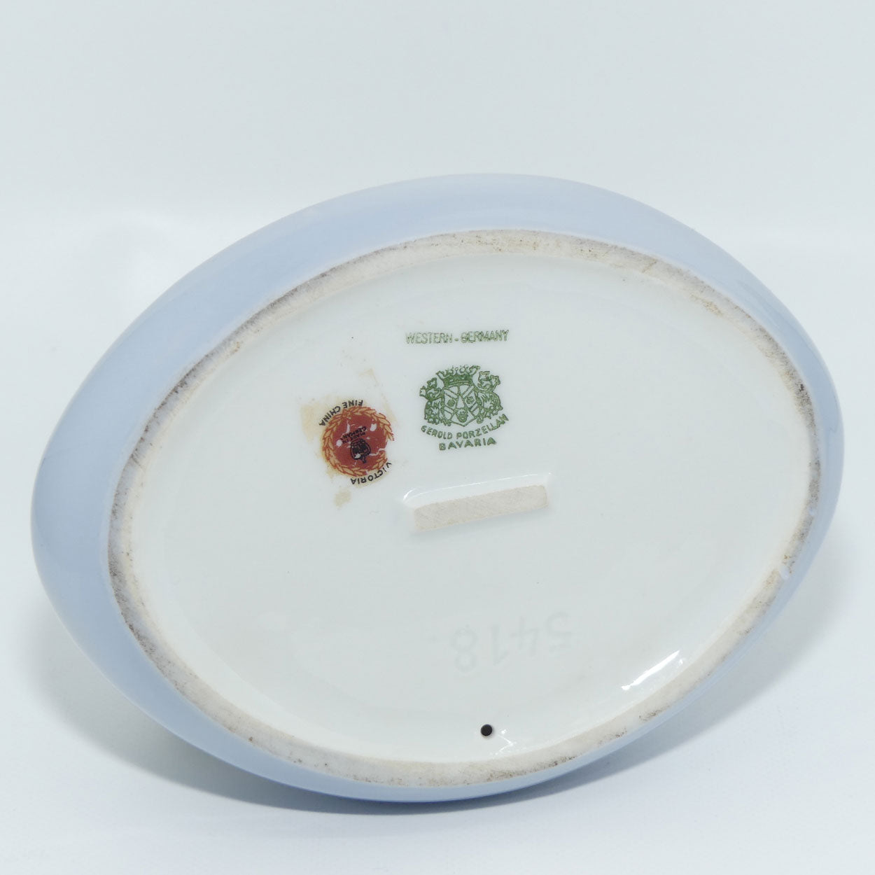 Gerold Porzellan Western Germany Polar Bears tray | 5418