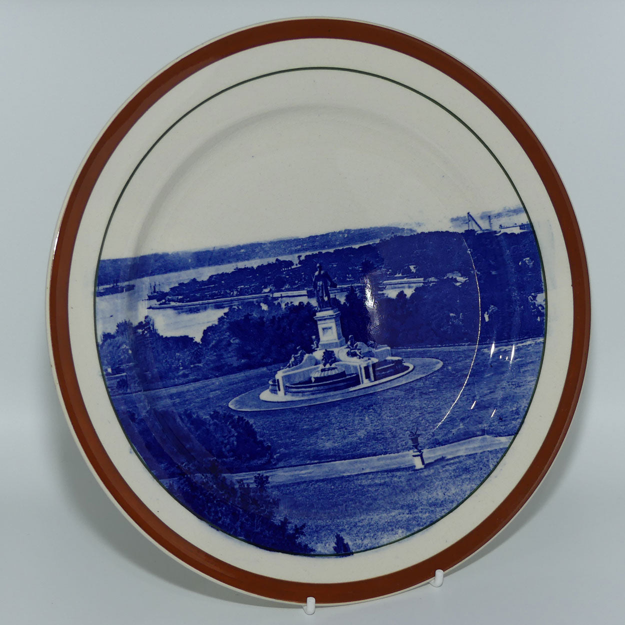 Royal Doulton Australian plate | Captain Arthur Phillip | Governor Phillip's Statue