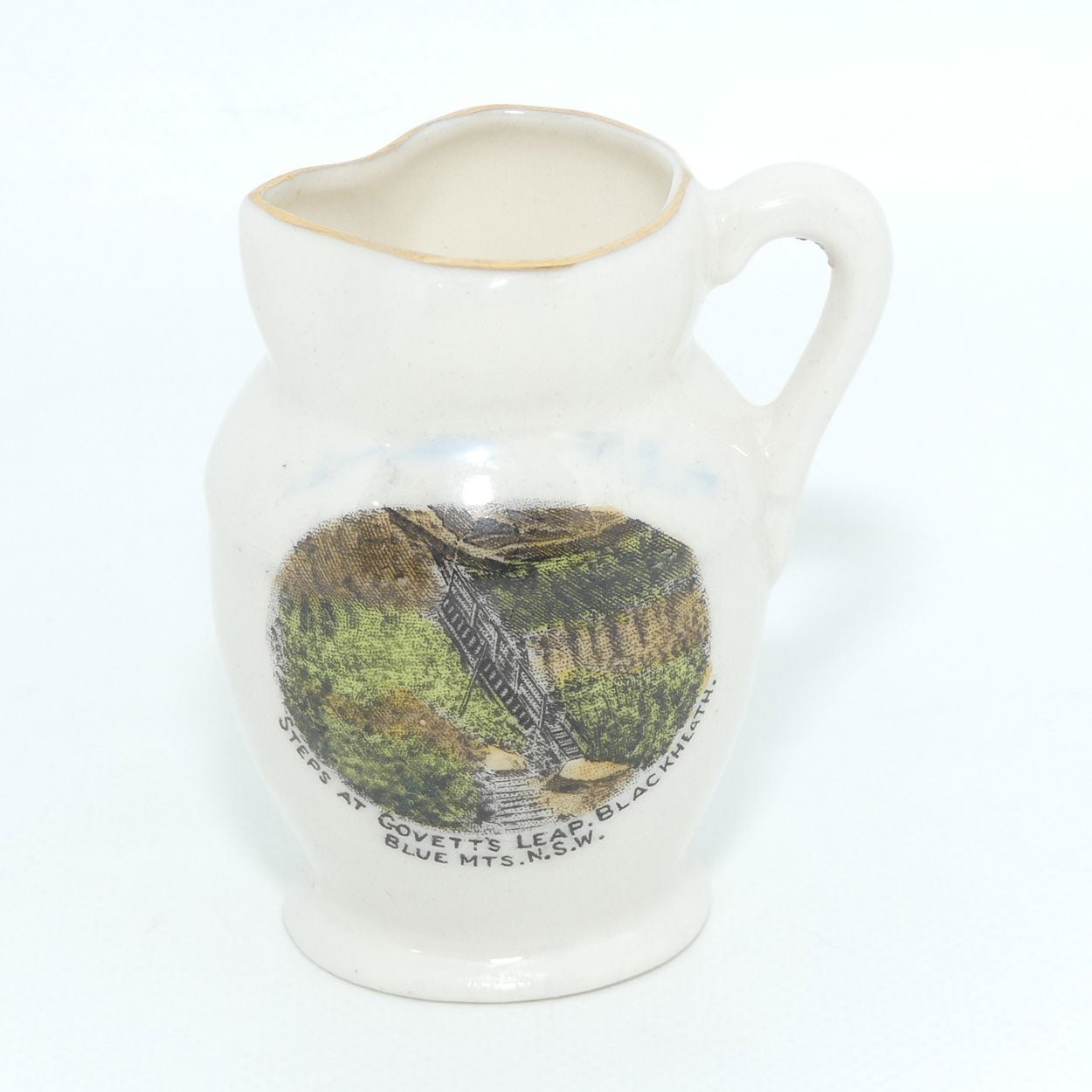 australiana-souvenir-jug-steps-at-govetts-leap-blackheath-blue-mountains-nsw