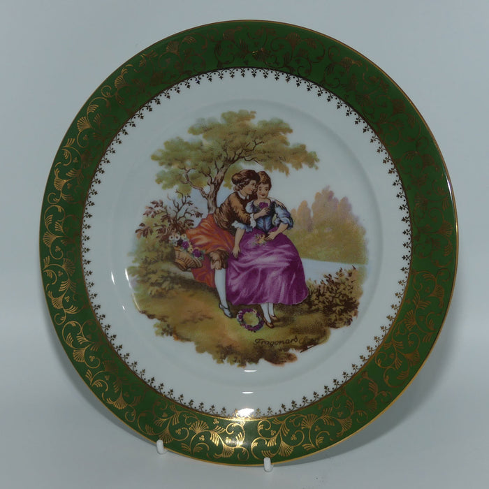 Porcelaine Limoges Castel Courting plate | 24cm | Fragonard #1