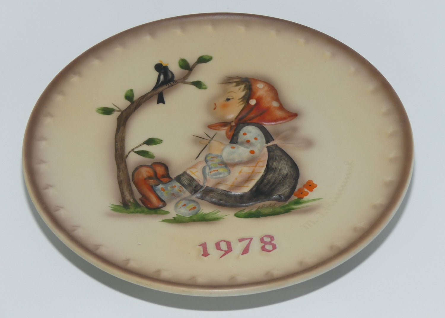 HUM0271 MI Hummel Annual Plate 1978 | Happy Pastime
