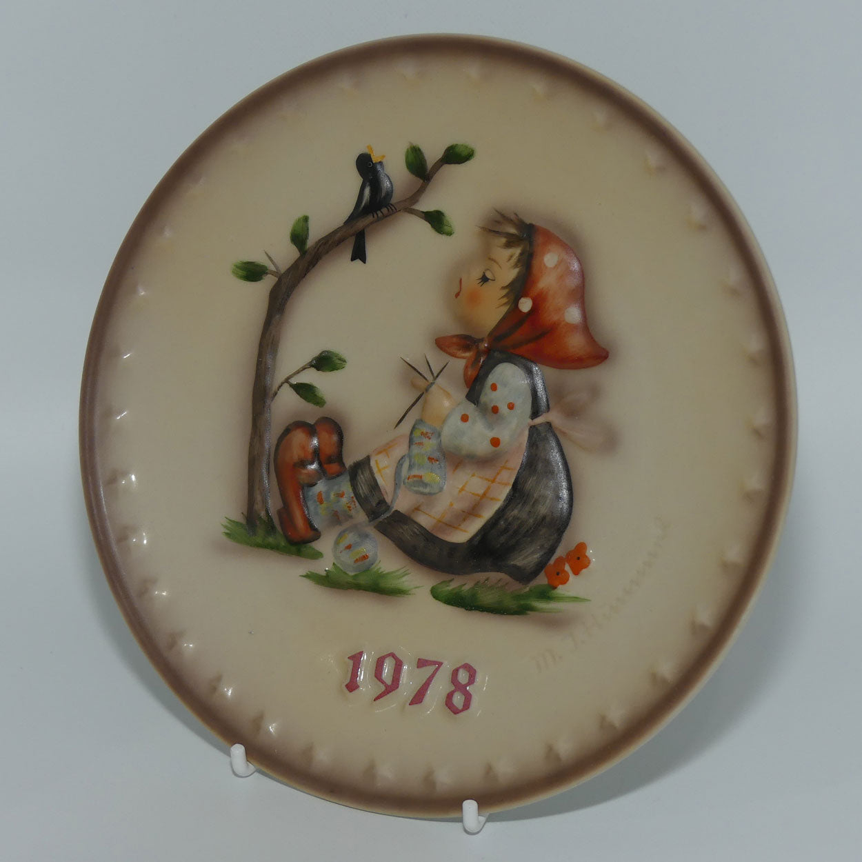 HUM0271 MI Hummel Annual Plate 1978 | Happy Pastime