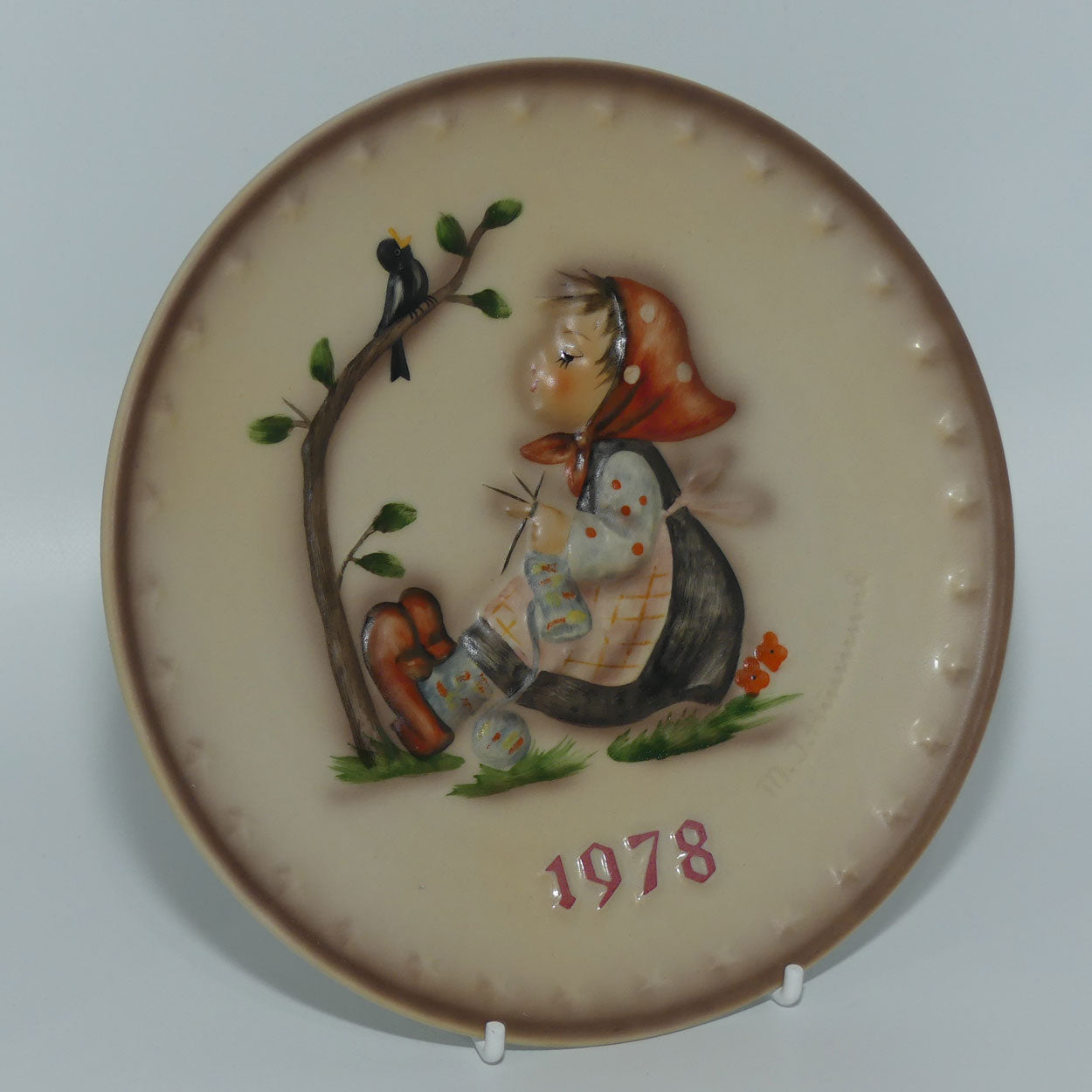 HUM0271 MI Hummel Annual Plate 1978 | Happy Pastime