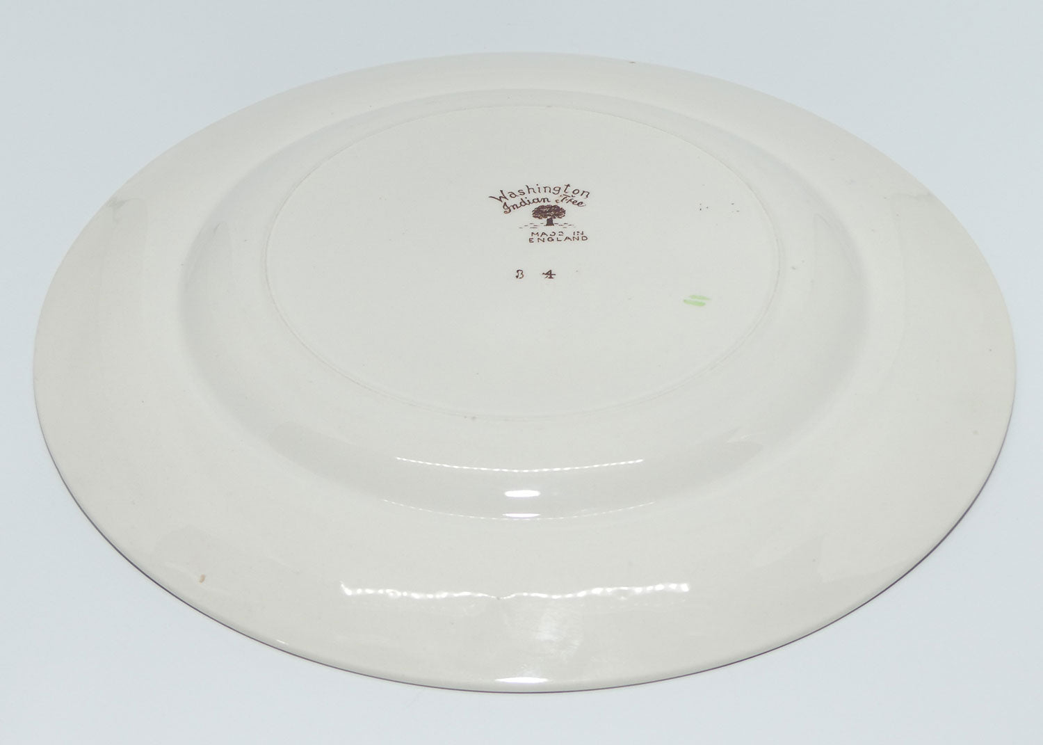 Washington Pottery | England | Indian Tree pattern plate
