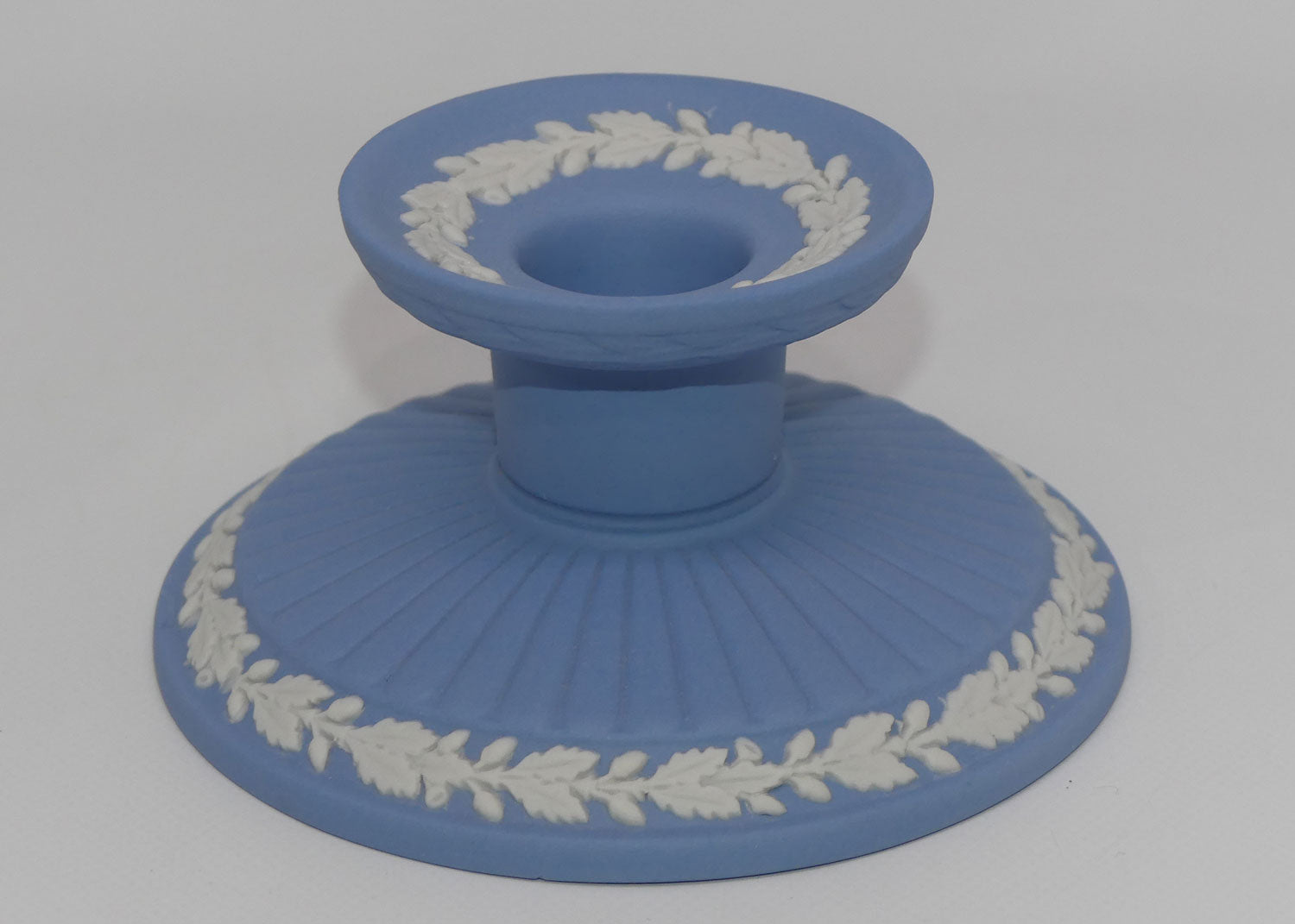 wedgwood-jasper-white-on-pale-blue-acorn-candleholder