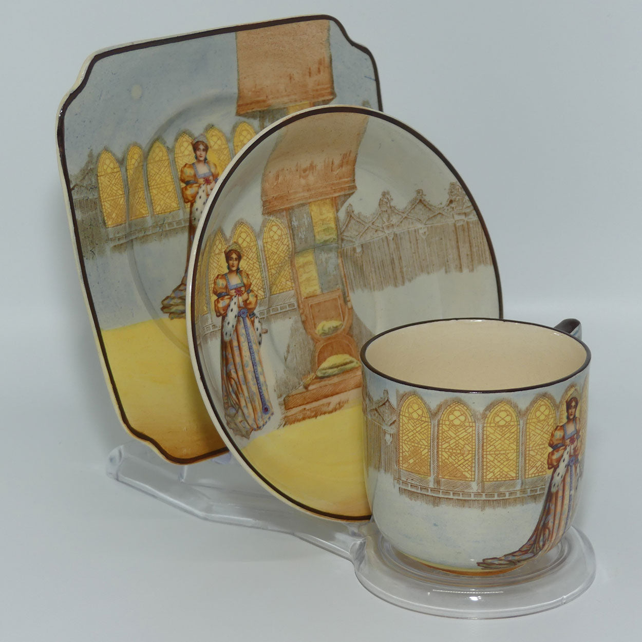 Royal Doulton Shakespearean Katharine trio D3596 | matched