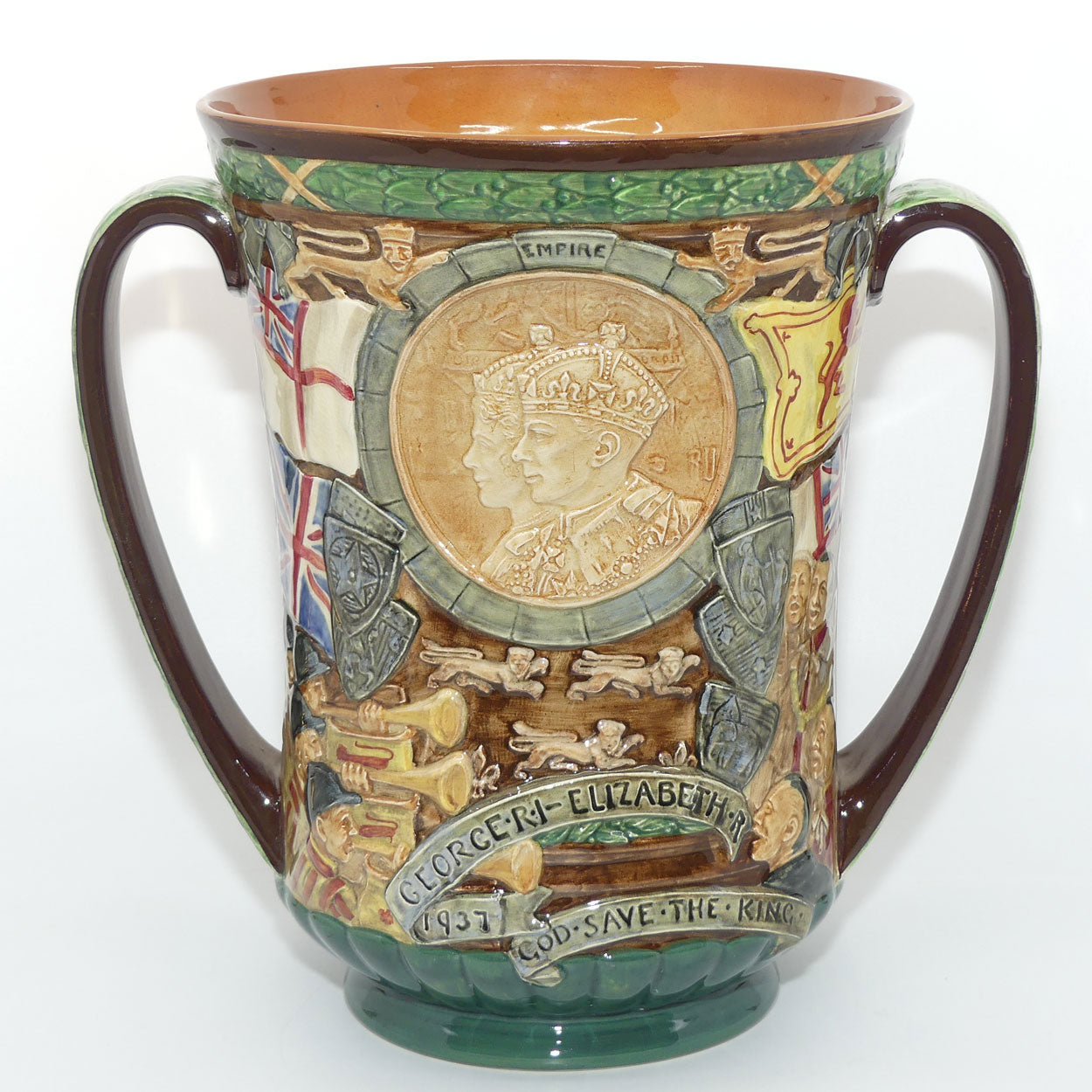 Royal Doulton King George VI & Queen Elizabeth Coronation Loving Cup | 1937 Coronation | Large | LE 473/2000