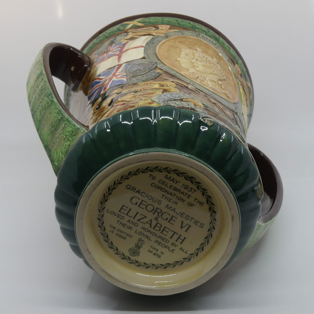 Royal Doulton King George VI & Queen Elizabeth Coronation Loving Cup | 1937 Coronation | Large | LE 473/2000