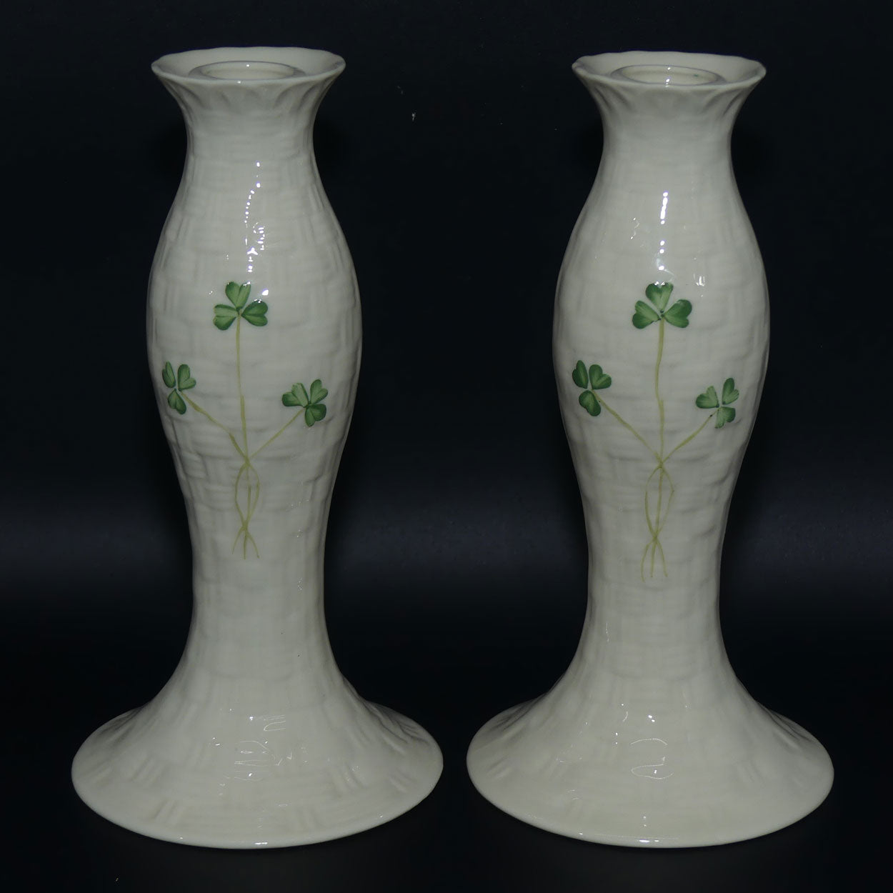 belleek-kylemore-pair-of-candlesticks-4th-green-mark