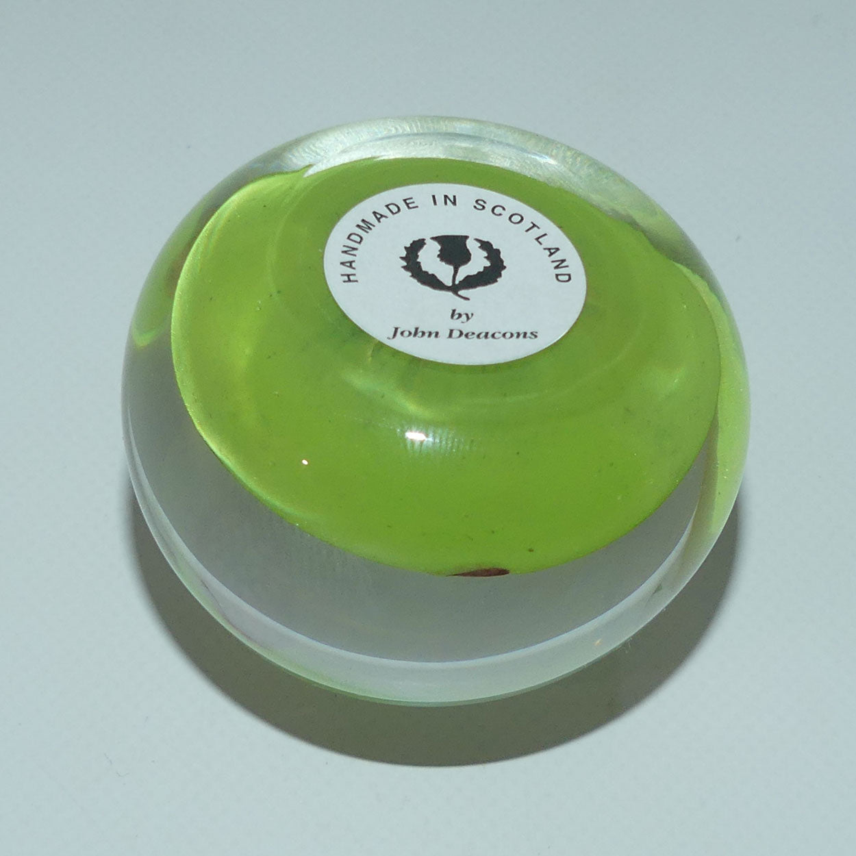 john-deacons-scotland-complex-latticino-garland-miniature-paperweight-pear