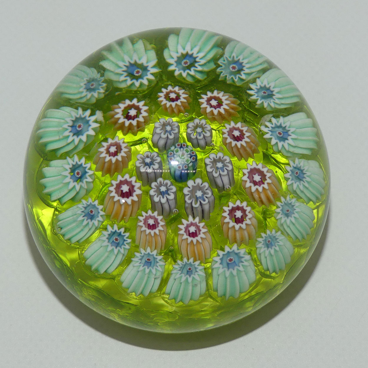 john-deacons-scotland-millefiori-concentric-miniature-paperweight-lime