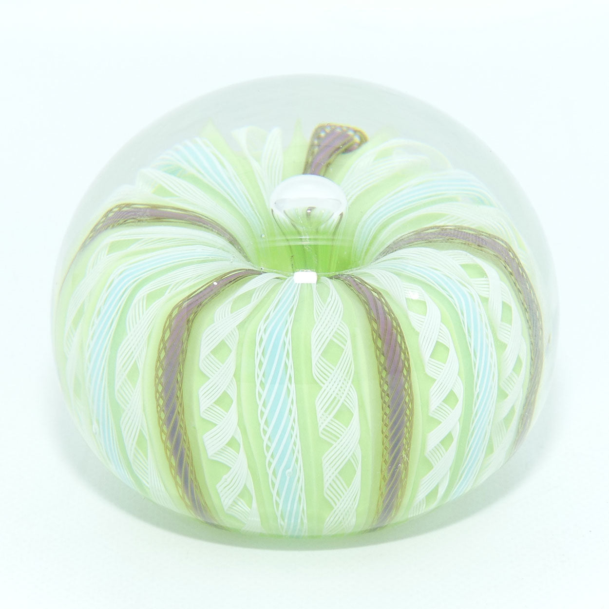 john-deacons-scotland-bubble-crown-large-paperweight-lime