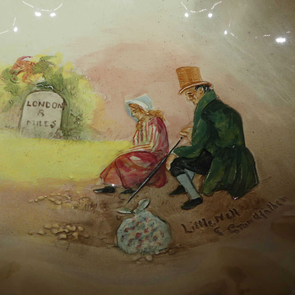 royal-doulton-dickens-little-nell-and-grandfather-low-relief-oval-dowl-d5833