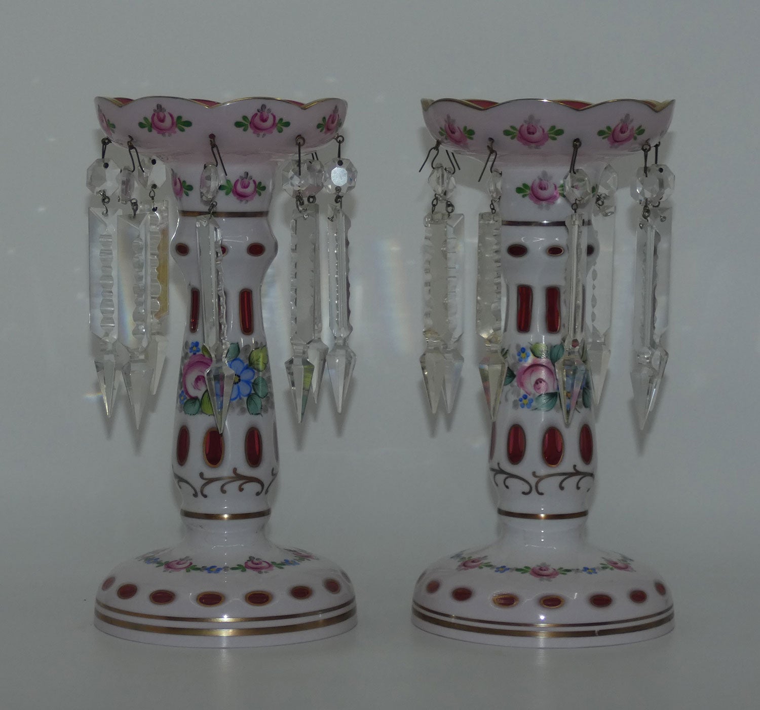 pair-of-bohemian-hand-painted-and-gilt-cased-glass-lustres-c-1950