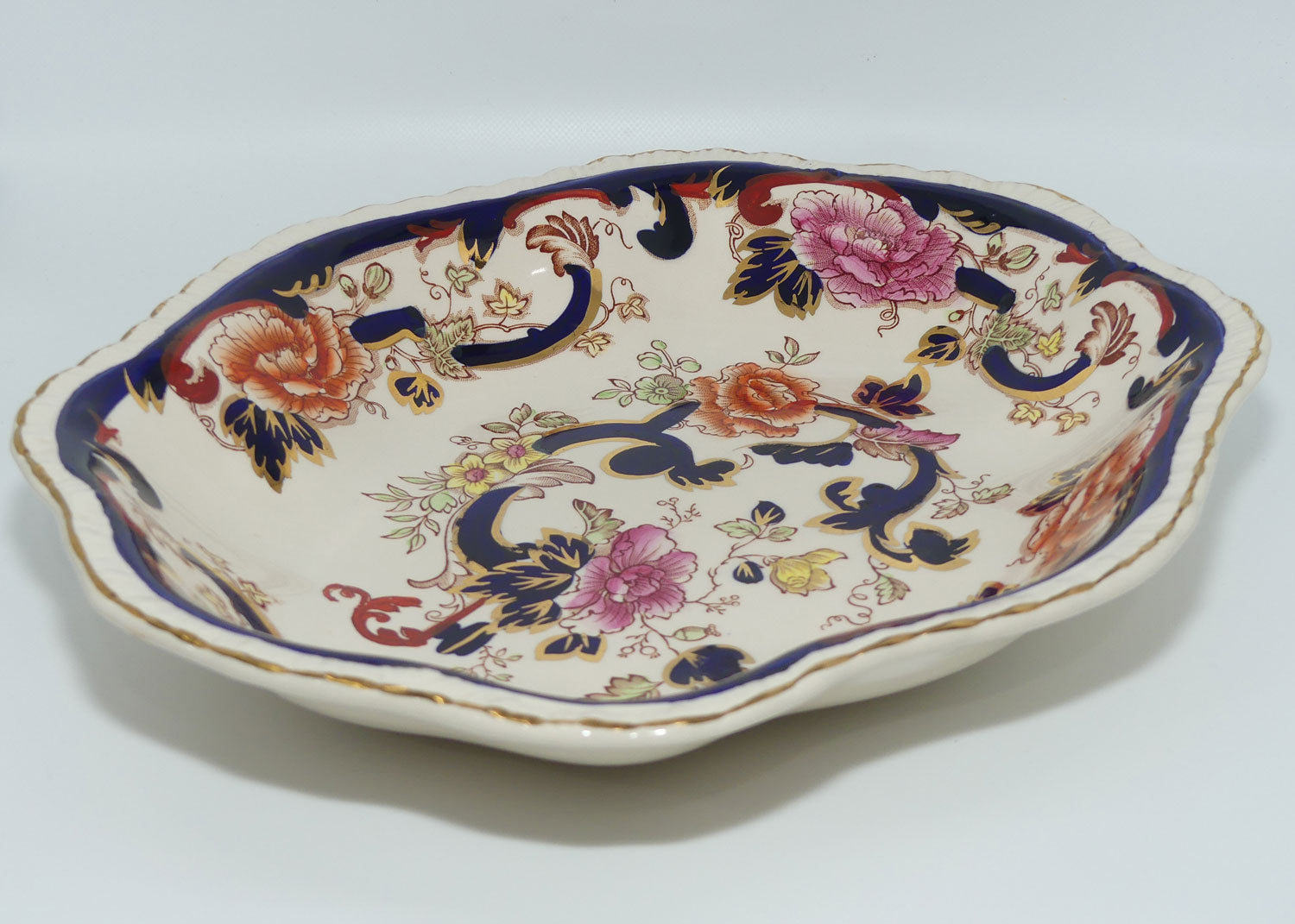 Masons Ironstone Mandalay pattern large oval bowl | 28.5cm