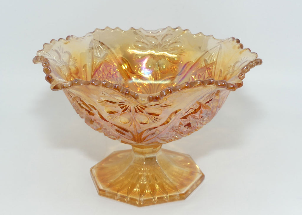 marigold-carnival-glass-fluted-edge-comport-flower-and-star