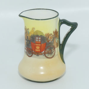 Royal Doulton Coaching Days miniature jug | Shape 1177 | E3804 | some paint loss