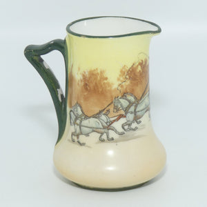 Royal Doulton Coaching Days miniature jug | Shape 1177 | E3804 | some paint loss