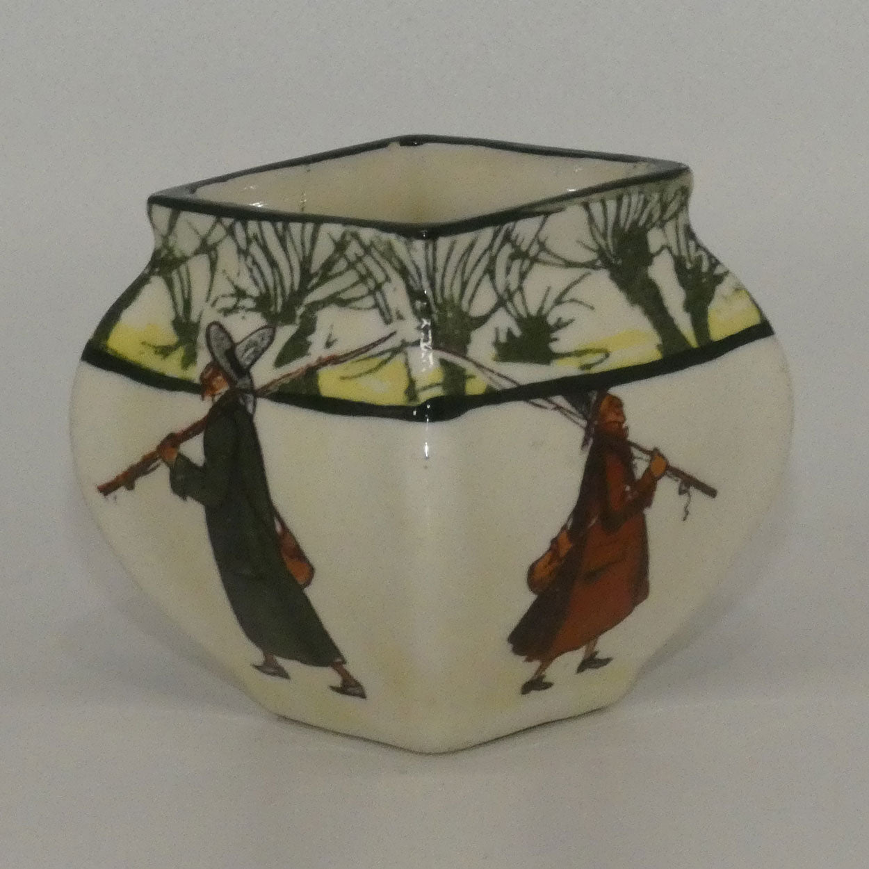royal-doulton-izaak-walton-gallant-fishers-miniature-vase