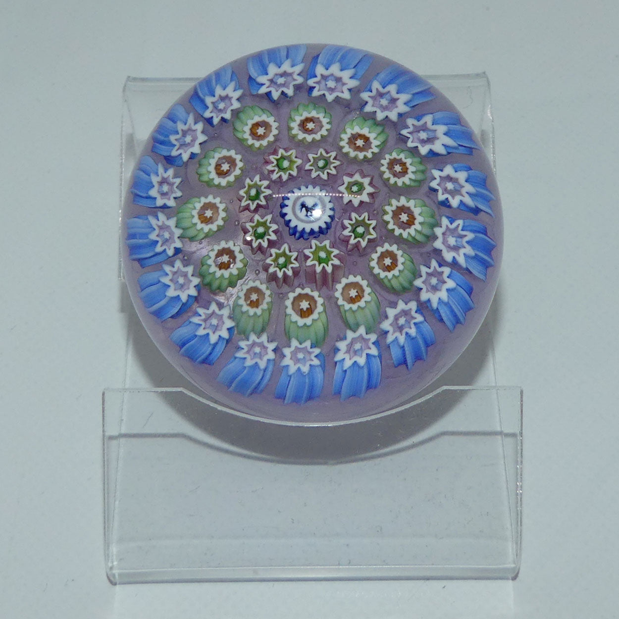 john-deacons-scotland-millefiori-silhouette-cane-miniature-paperweight-moonstone