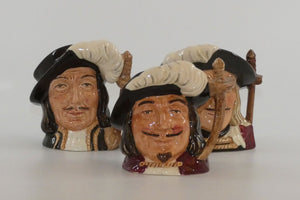 d6508-d6516-royal-doulton-miniature-character-jug-set-three-musketeers