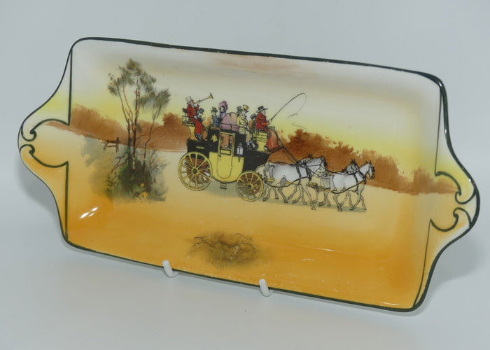 Royal Doulton Coaching Days York shape sandwich tray | New Coaching | Bone China