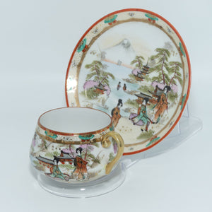 old-noritake-traditional-oriental-scene-cup-and-saucer-tea-duo