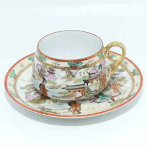 old-noritake-traditional-oriental-scene-cup-and-saucer-tea-duo